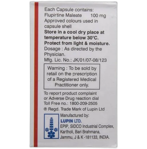 lupirtin capsule 10's